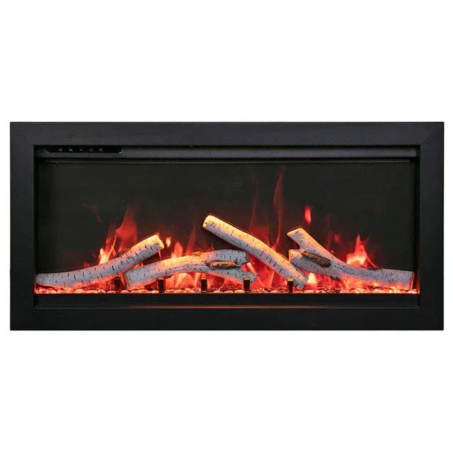Amantii Symmetry Bespoke 50 Inch Indoor or Outdoor Built-In Electric Fireplace - Green Vista Living