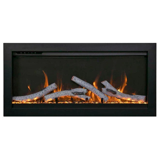 Amantii Symmetry Bespoke 60 Inch Indoor or Outdoor Built-In Electric Fireplace - Green Vista Living