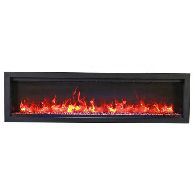 Amantii Symmetry Bespoke 50 Inch Indoor or Outdoor Built-In Electric Fireplace - Green Vista Living