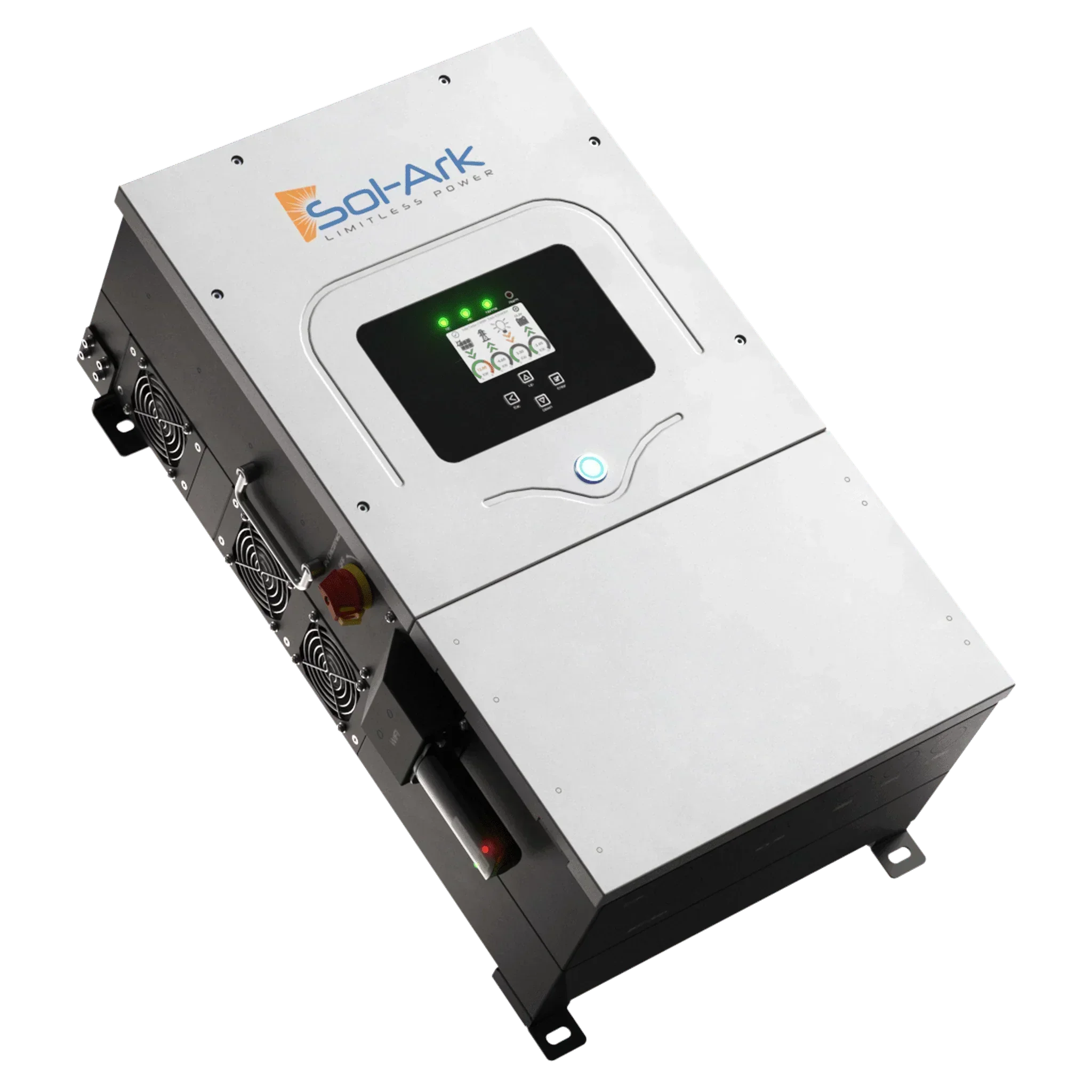 Sol-Ark 12K-2P (120/240/208V) 48V [All-In-One] Pre-Wired Hybrid Solar Inverter | 10-Year Warranty