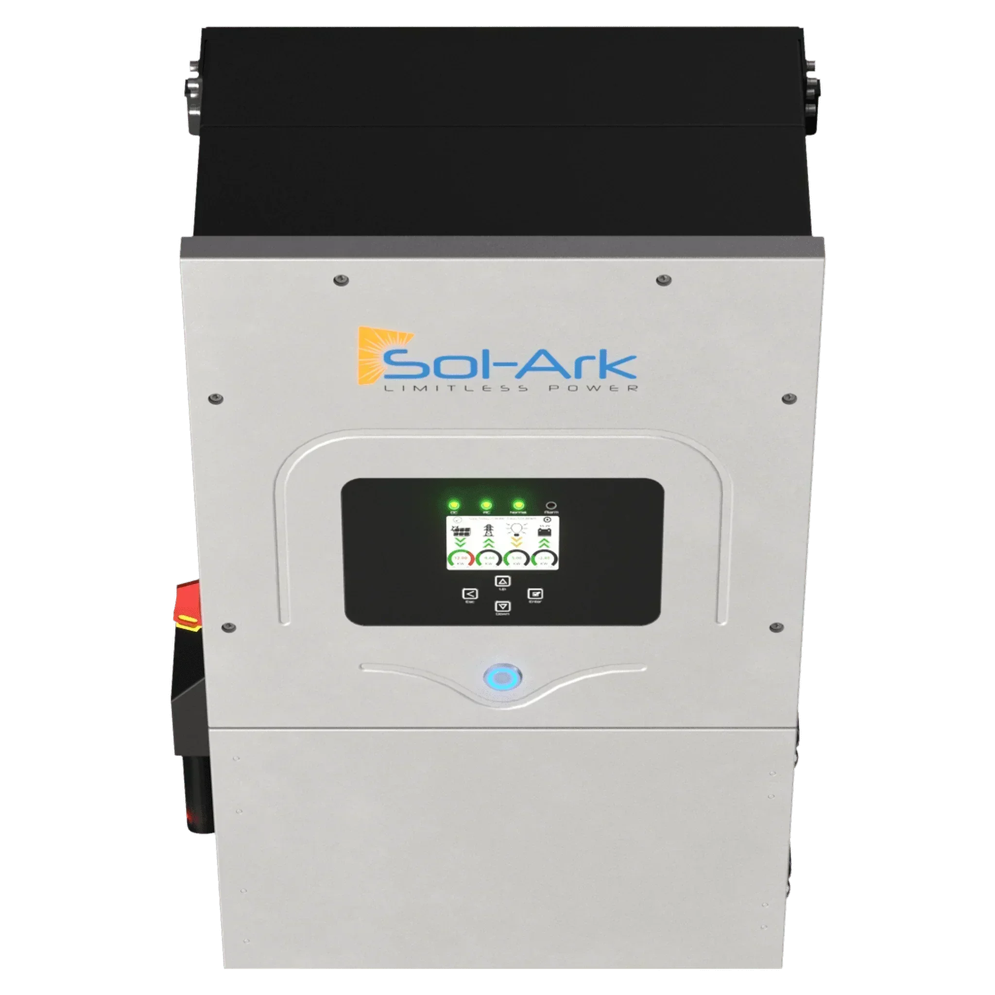 Sol-Ark 12K-2P (120/240/208V) 48V [All-In-One] Pre-Wired Hybrid Solar Inverter | 10-Year Warranty