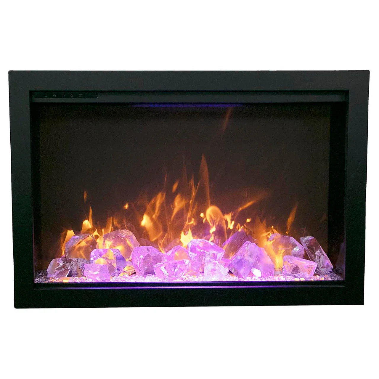 Amantii 33 inch Traditional Bespoke Smart Indoor Outdoor Electric Fireplace - Green Vista Living