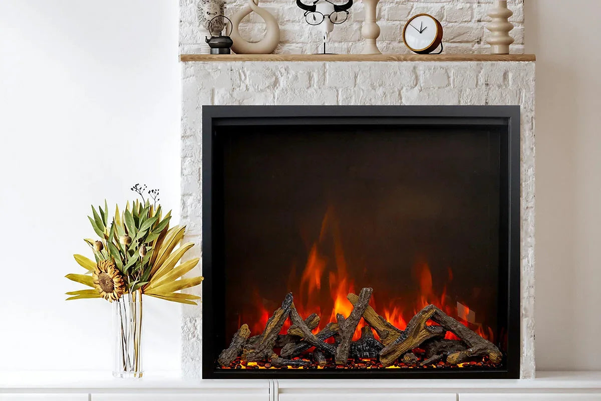 Amantii Traditional Lumina 48-Inch Built-In Indoor/Outdoor Smart Electric Firebox Insert - Green Vista Living