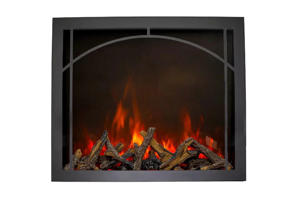 Amantii Traditional Lumina 48-Inch Built-In Indoor/Outdoor Smart Electric Firebox Insert - Green Vista Living