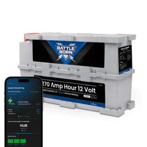 Battle Born 100Ah 12V Smart LiFePO4 Deep Cycle Battery