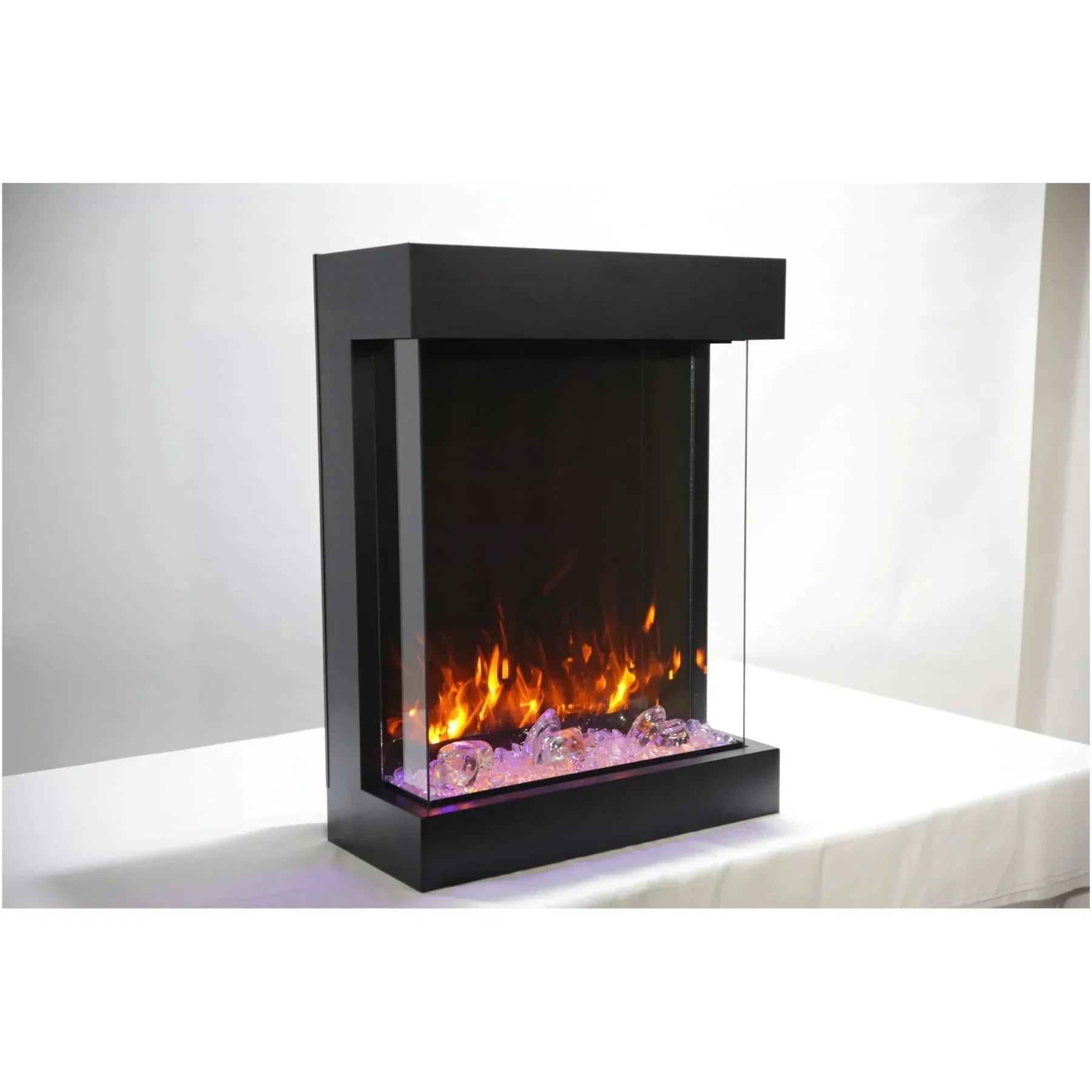 Amantii Cube 2025WM Lumina Freestand Electric Fireplace | CUBE-2025WM