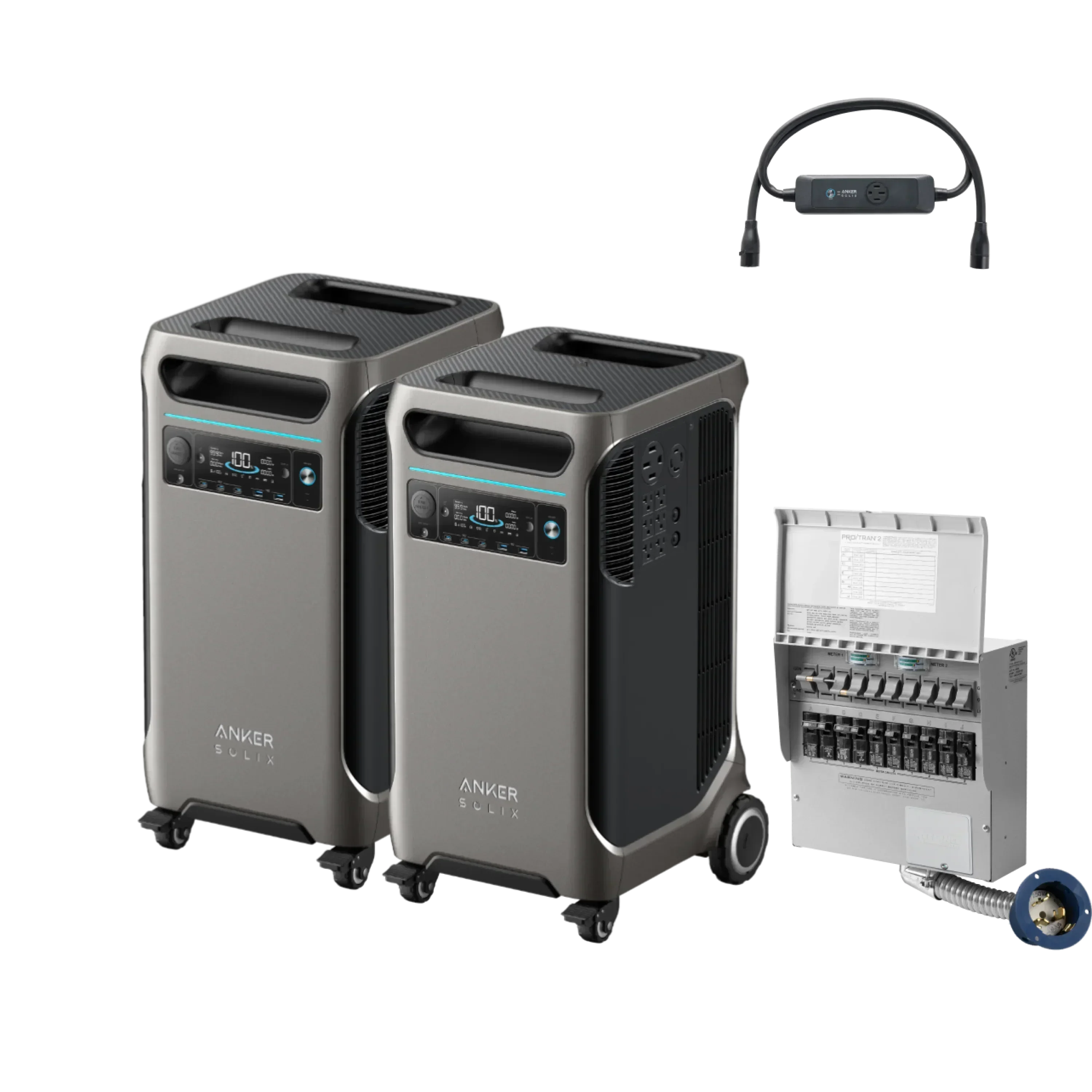 Anker SOLIX F3800 x 2 + Double Power Hub