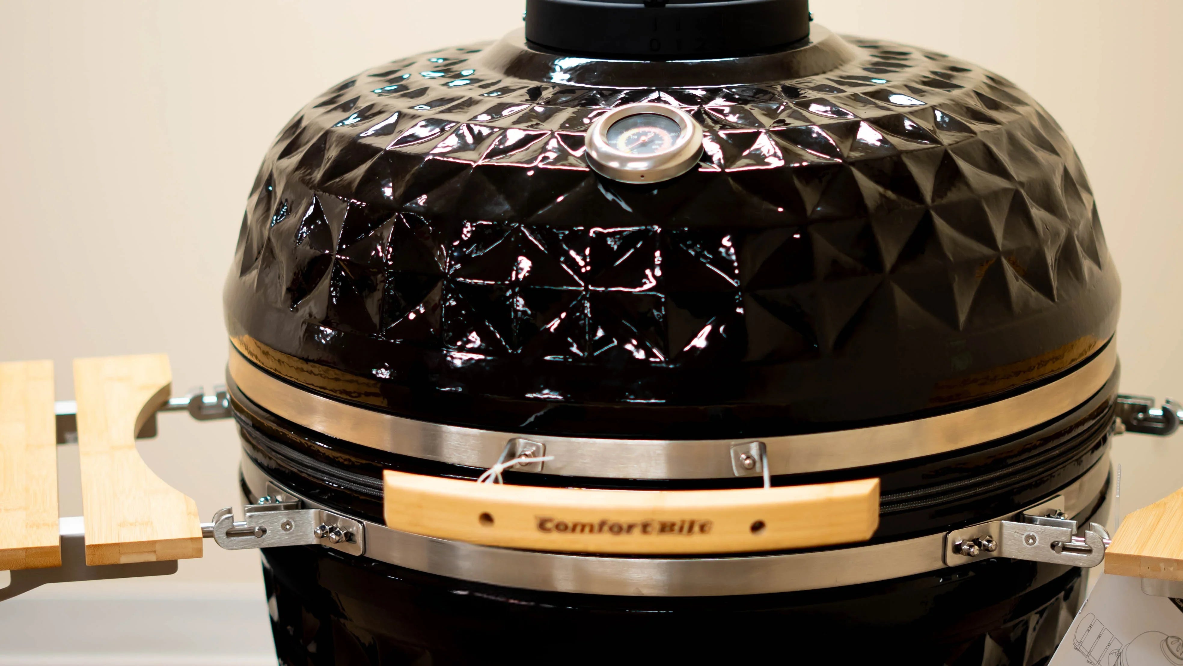 ComfortBilt Coals 26" Ceramic Kamado Grill - Black Diamond Pattern