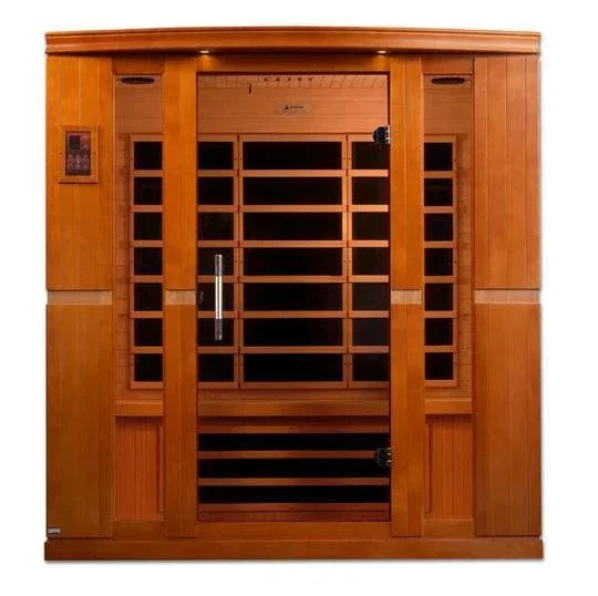 Golden Design Low EMF 4-Person Dynamic "Bergamo" Infrared Sauna with Hemlock Wood | Model: DYN-6440-01