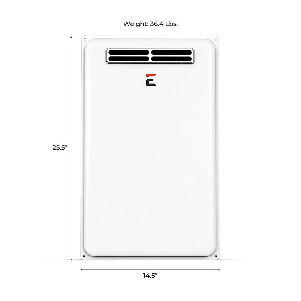 EccoTemp Builder Series Outdoor 6.8 GPM Natural Gas Tankless Water Heater