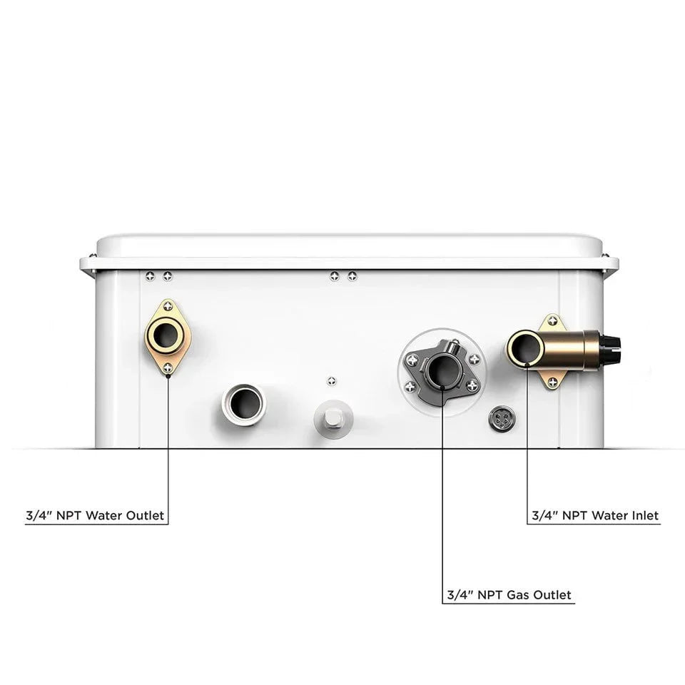 EccoTemp Builder Series Outdoor 6.8 GPM Natural Gas Tankless Water Heater