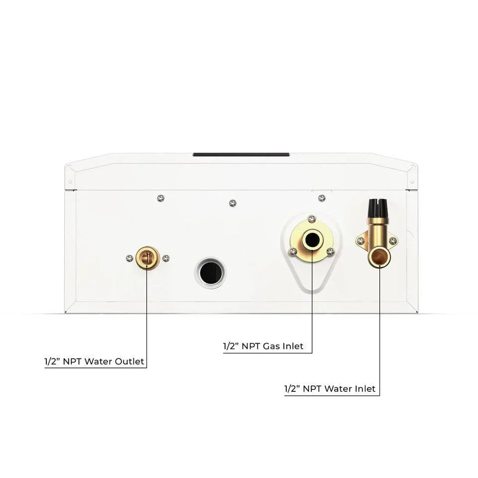 Eccotemp SmartHome Indoor 4.0 GPM Natural Gas Tankless Water Heater, SH12-A Series