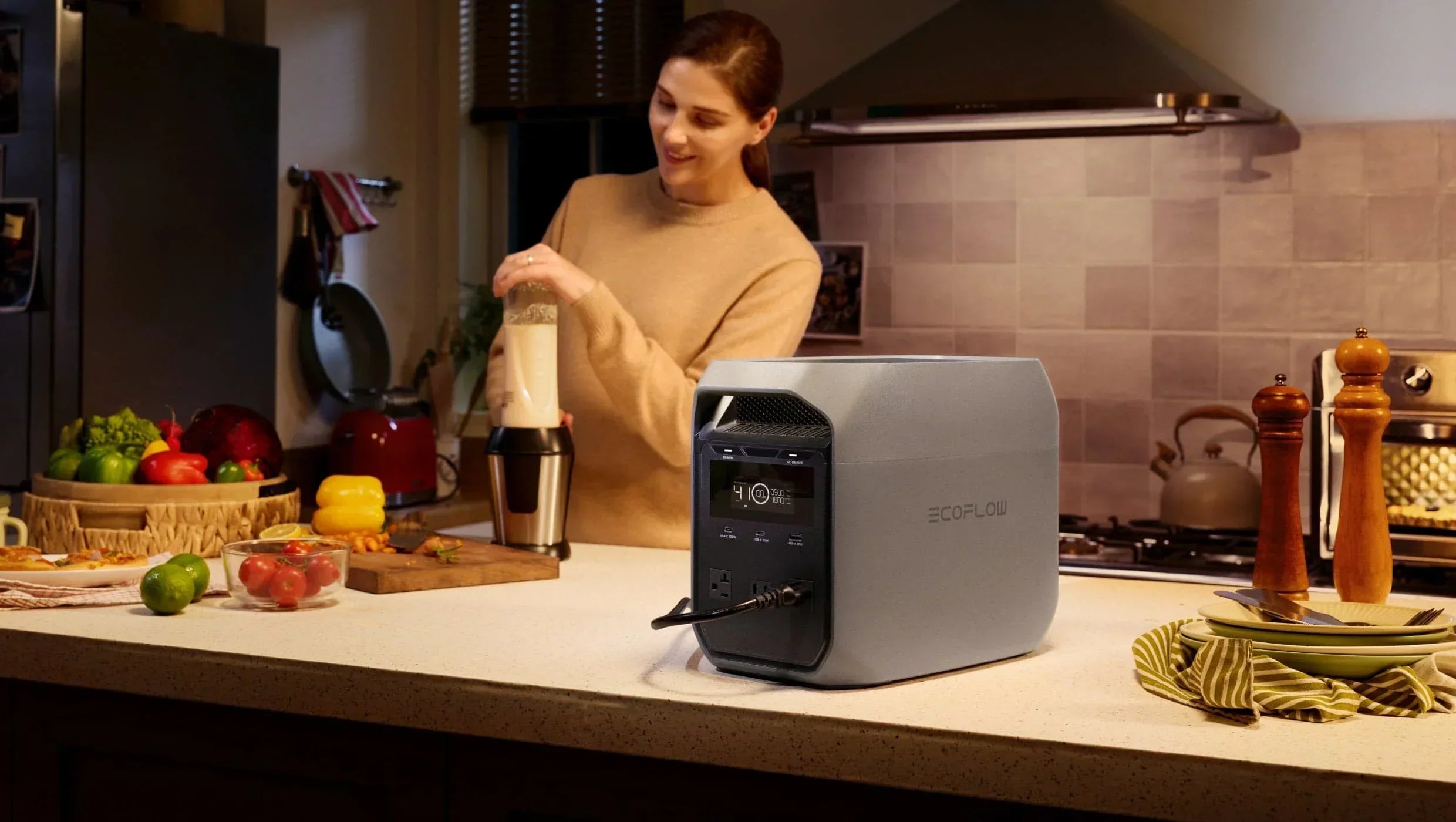 EcoFlow DELTA 3 Classic Portable Power Station (1024Wh)