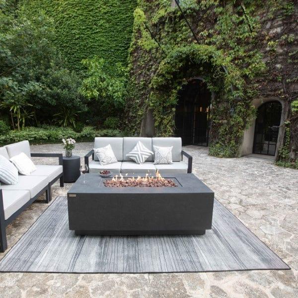 Elementi Andes Fire Table With Propane Tank Holder