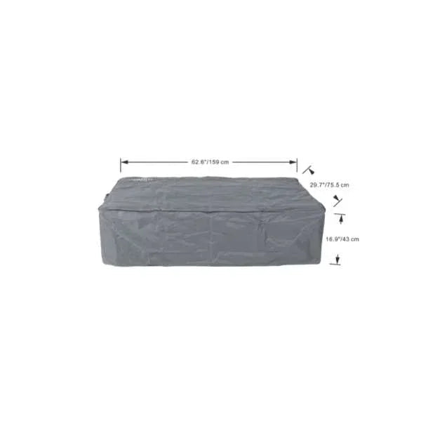 Elementi Plus Carrara Marble Pocelain Fire Table OFP121BW
