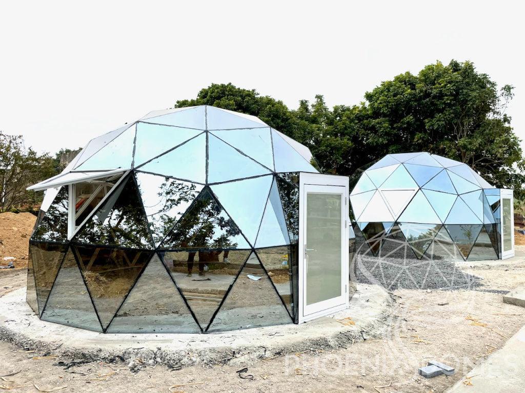 Phoenix Domes Glass Dome - Glass Panel Geodesic Dome