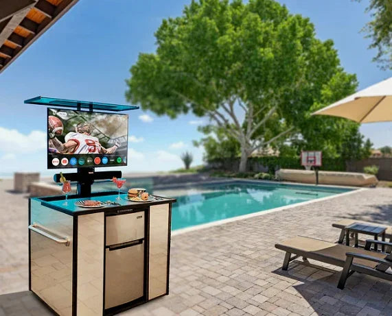 Outdoor Entertainment Center with 32", 43" Outdoor TV Lift