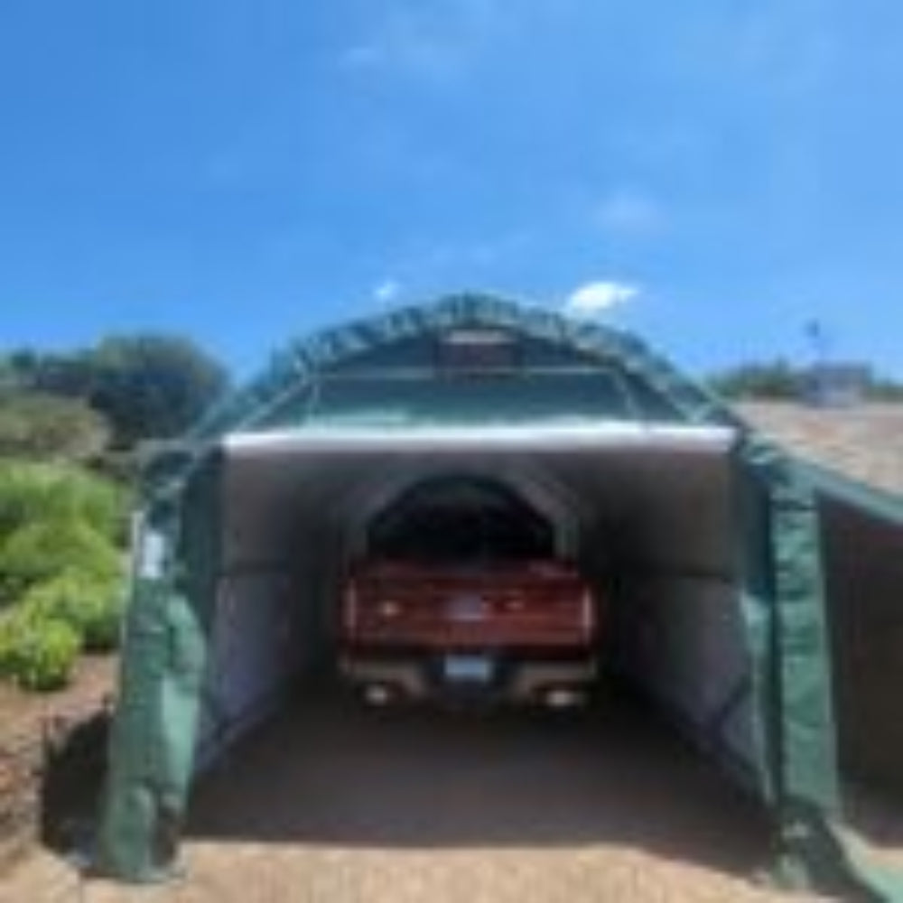 Rhino Shelter | 12’W x 20’L x 10’H Instant Garage (Barn Style)