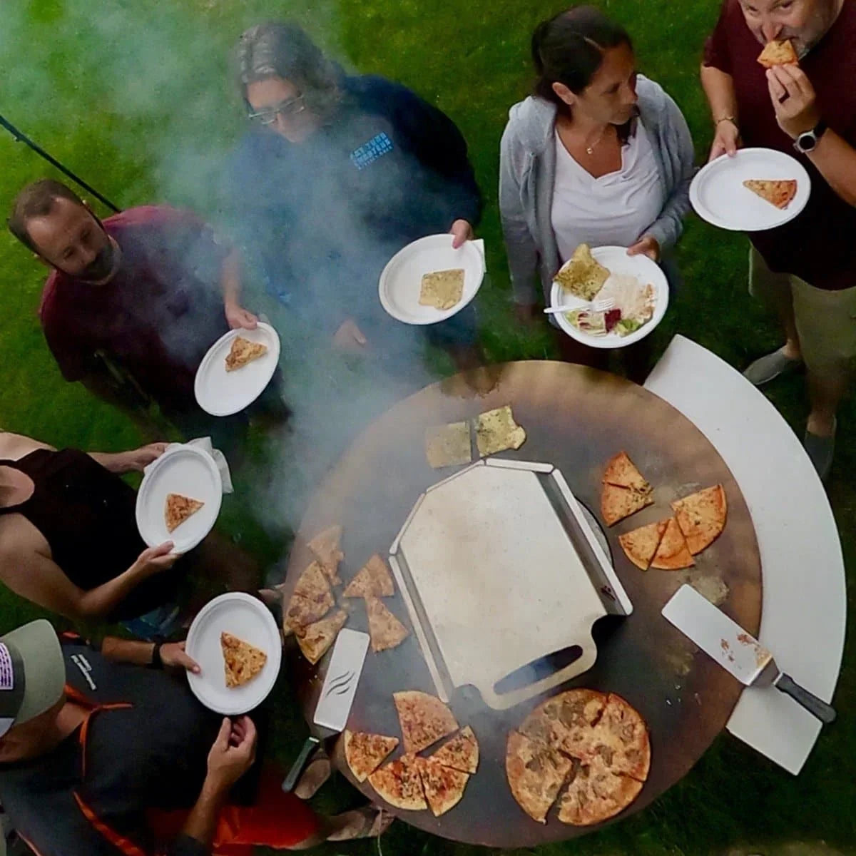 Pizza Oven With Pizza Grate For 40" Grills - Perfect Pizzas Every Time - Green Vista Living