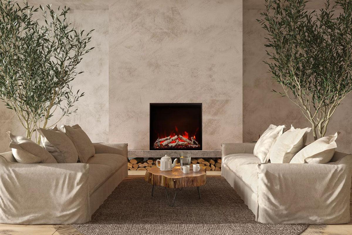 Amantii Traditional Bespoke 48-Inch Built-In Indoor/Outdoor Smart Electric Firebox Insert - Green Vista Living