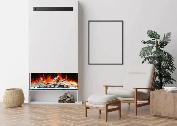 Amantii 45 Inch Tru View Bespoke Built-In Indoor / Outdoor 3 Sided Electric Fireplace - Green Vista Living