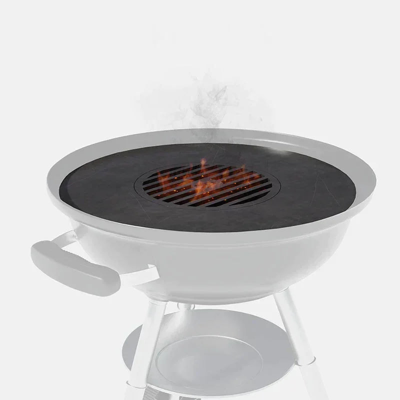 Arteflame 20″ Two-Piece Flat-Top Kit — Fits Weber® Kettle Charcoal Grills (Griddle Ring + Center Grill Grate) - Green Vista Living